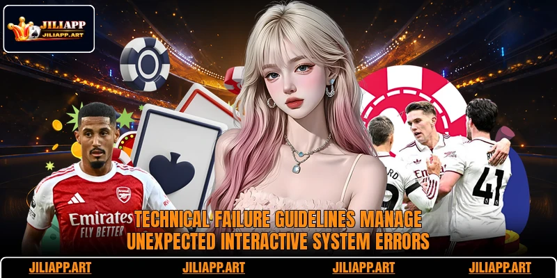 Technical failure guidelines manage unexpected interactive system errors