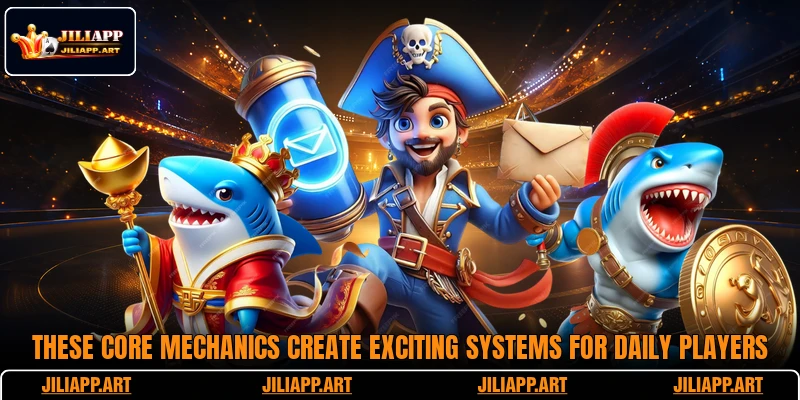 These core mechanics create exciting systems for daily players