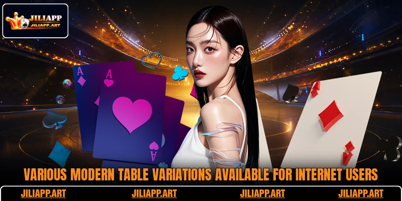 Various modern table variations available for internet users